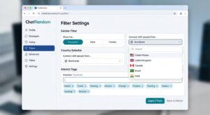 ChatRandom filter settings guide 2026