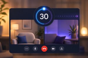 Cam2Cam conversation passing the 30 second mark with warm friendly vibe