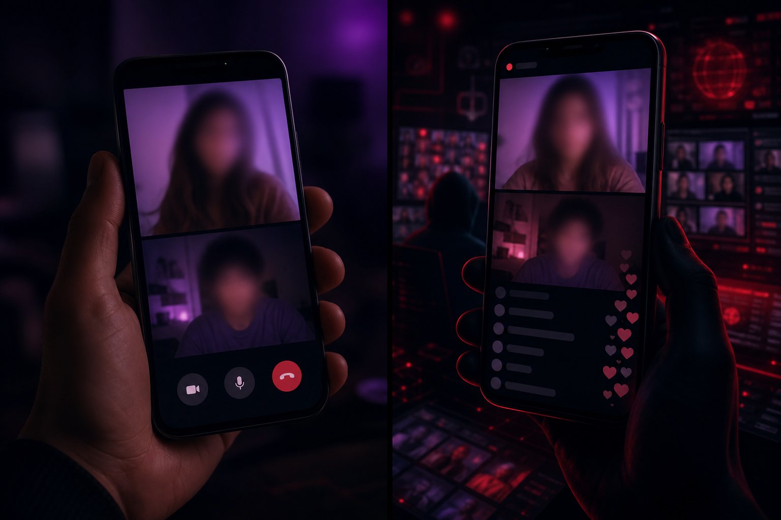 Random video chat being recorded and shared without consent